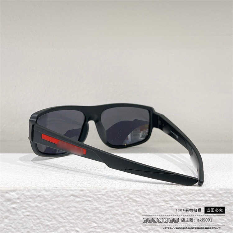 2023 Новый роскошный дизайнер П. Большая рама для верховой езды солнцезащитные очки Ветровой сеть красный же стиль лыжные очки SPS03W солнцезащитные очки