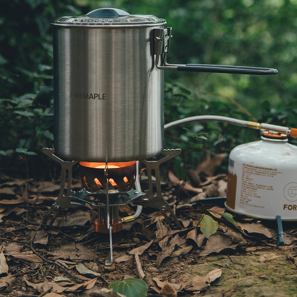 Fire Maple Gas Burnner Sparn Stove 2200W Kemping Winterpood Gas Got Outdoor Camping Camping Sive Stave Stael FMS-121