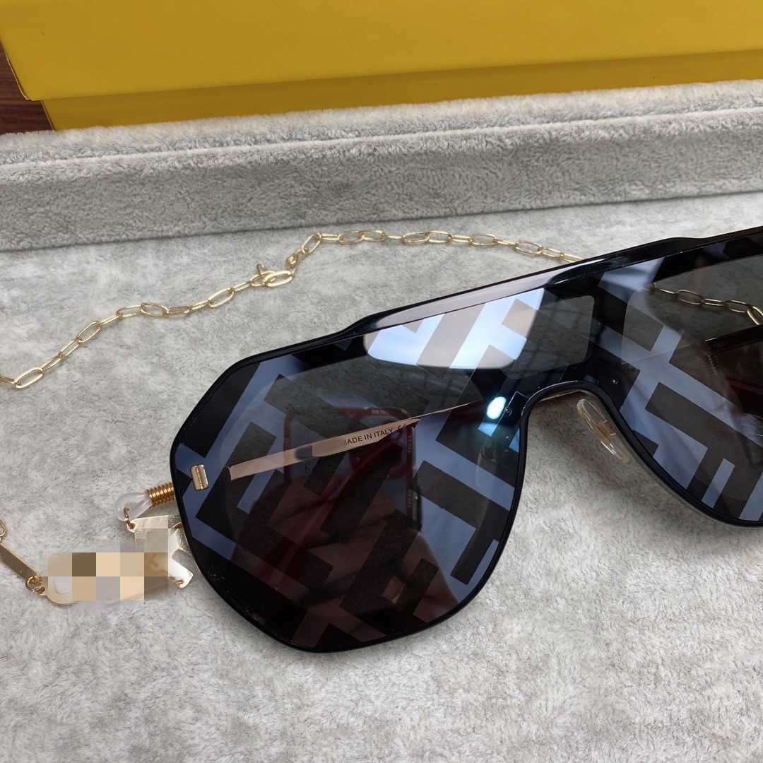 Nouveau créateur de luxe à la mode de haute qualité F Family Stars avec la même lettre de personnalité de mode pour femmes Grands Lunettes de soleil Fashion Man Fol51