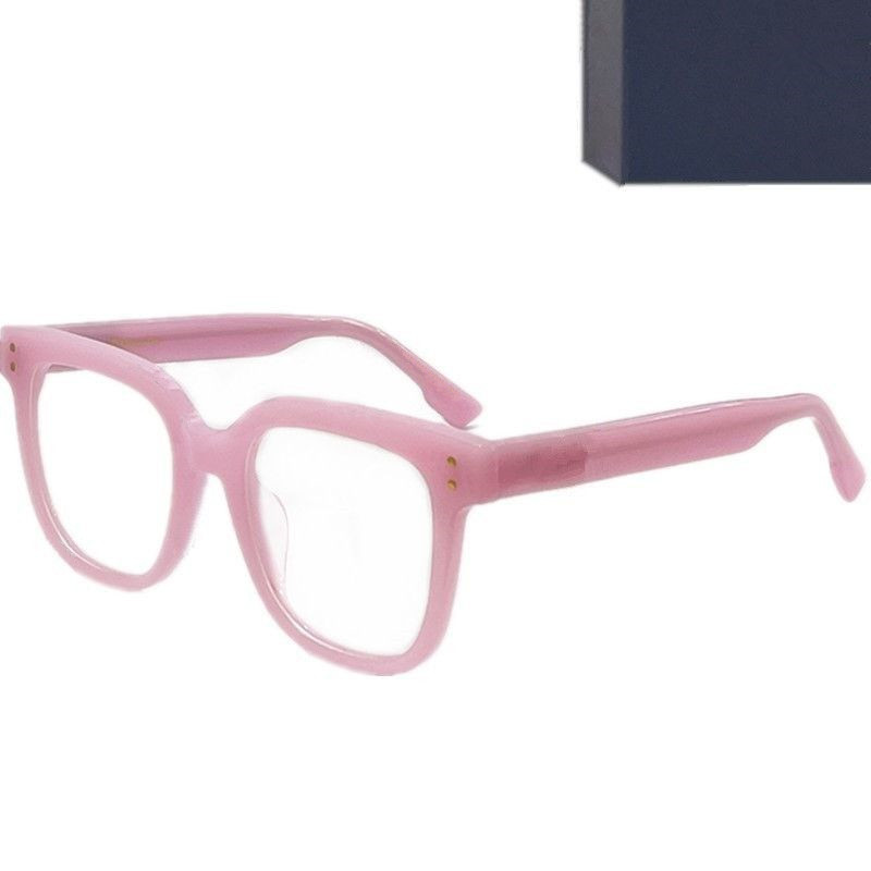 Fashion Square Eyeglasses Frame unisexe 50-20-145 léger mince planche importée pleine jante pour lunettes de soleil de prescription lunettes hommes femmes étui complet