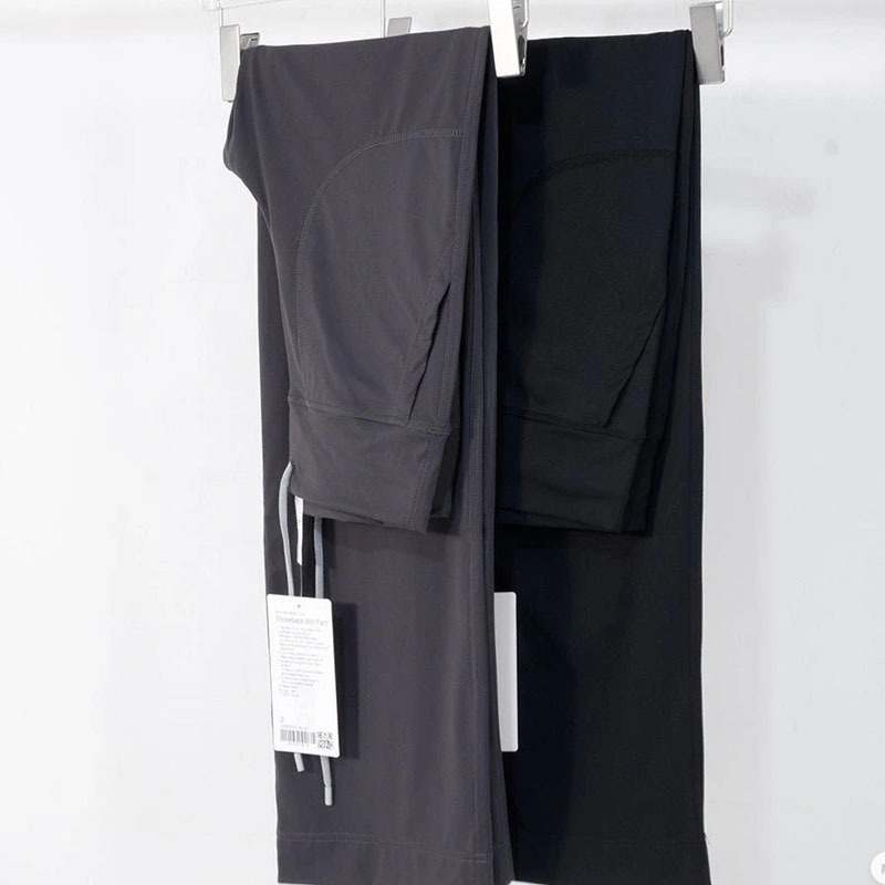 LL-811 Pantaloni larghi da yoga da donna Excerise Sport Gym Ladies Running Pantaloni lunghi larghi casual Pantaloni larghi a vita alta elastici