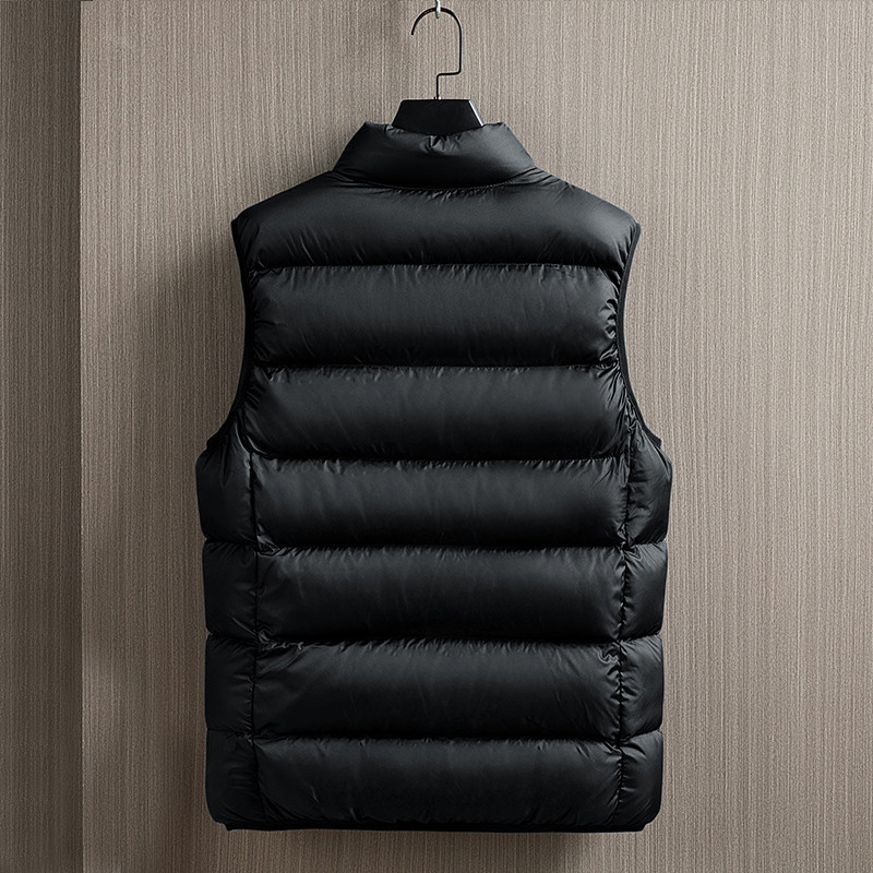 Mens Vest Autumn Winter Women Vest Jacket Letter Print Sleeveless Down Waistcoat Male Casual Coat Plus Size M-5XL