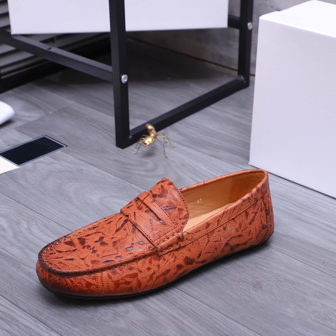 2023, zapatos de vestir elegantes para caballeros, mocasines informales de diseñador para caminar, zapatos planos de boda para fiesta de cuero genuino de marca para hombre, talla 38-44