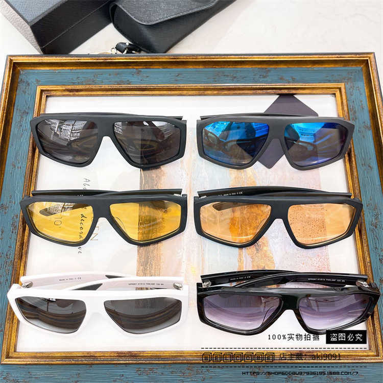 2024 Top Top Designers Новый роскошный дизайнер P Большой рамка Riding Toad Sunglasses Fengwang Red Style Ski Goggles SPS07Y Солнцезащитные очки