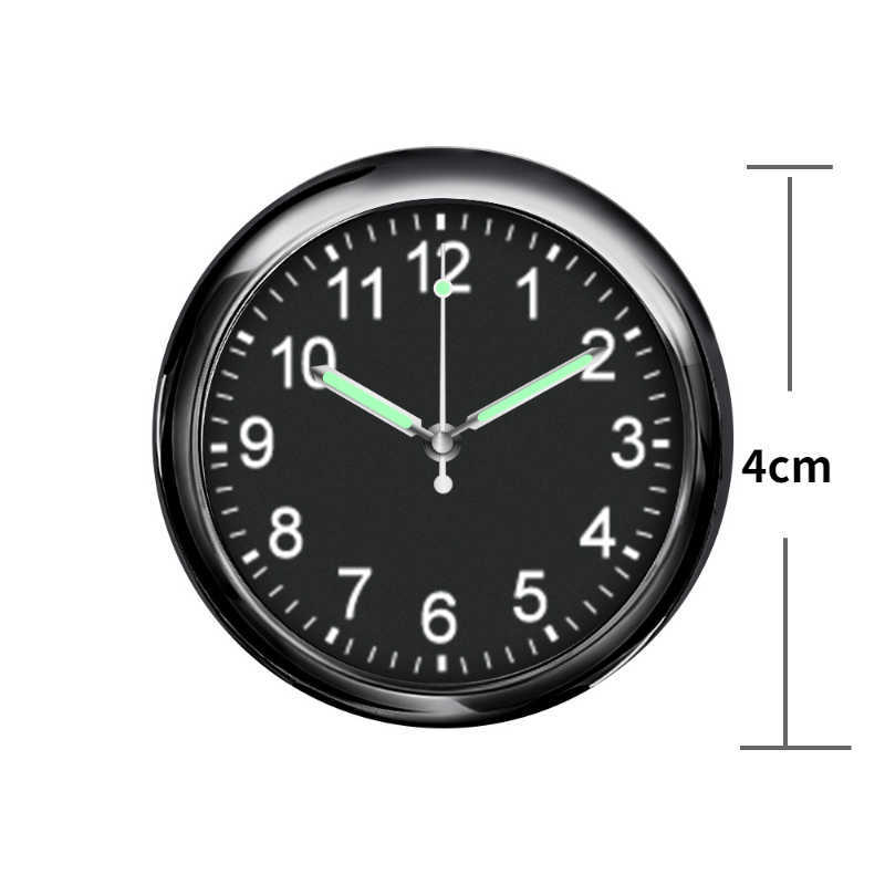 New Vehicle-mounted electronic clock quartz clock car air outlet central control mini clock luminous digital electronic watch