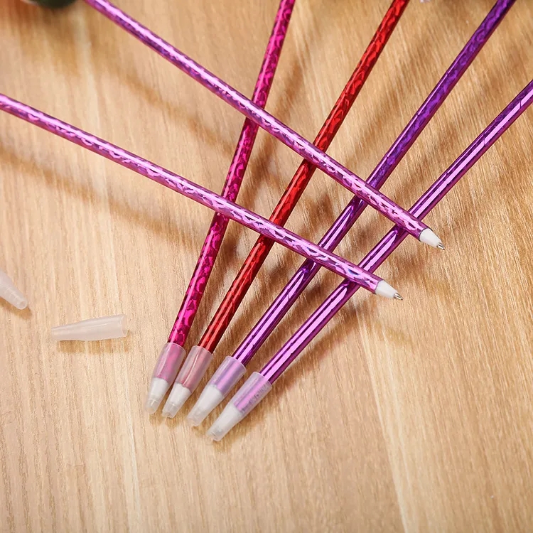 En gros Rose Stylo À Bille Creative Fleur Artificielle Décoration Belle Bureau École Papeterie Stylo D'écriture Personnalisé pour la Saint Valentin Cadeau De Mariage