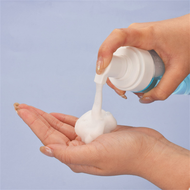 200 ml Foaming Plastic Pump Bottle Soap Foam Dispenser-Refillable Portable Empty Foaming Hand Soap Suds Dispenser Bottle Travel Mini Size JL1784