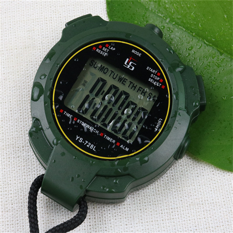 Profesjonalny elektroniczny cyfrowy timer Stopwatch Multifukcja Przenośne trening sportowy na świeżym powietrzu Chronograph Stop Watch Free DHL JL1785