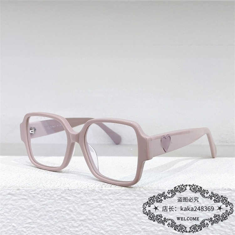 2023 New luxury designer ins net red stesso stile personalità occhiali da sole grande cornice specchio piatto piccoli occhiali da sole ch3438