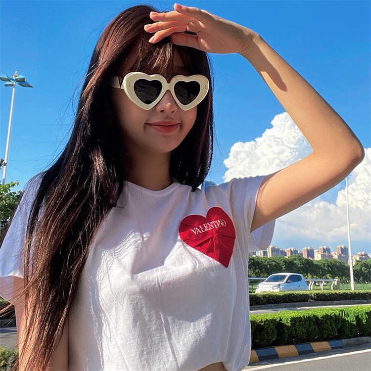 2024 Top designers luxury designer New Valencia care sunglasses net red fashion personality heart-shaped Sunglasses VA4104