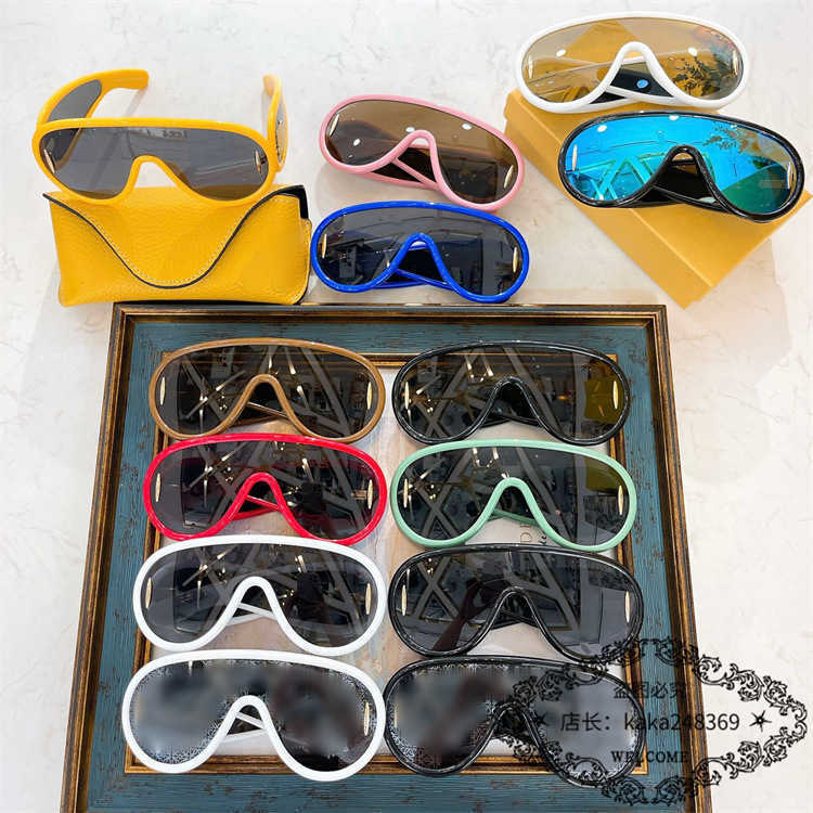 2023 Nowy luksusowy projektant Luo Yijia w stylu okularów przeciwsłonecznych celebrytów online ta sama serialowa ropucha osobowość okulary przeciwsłoneczne męskie moda LW40108I