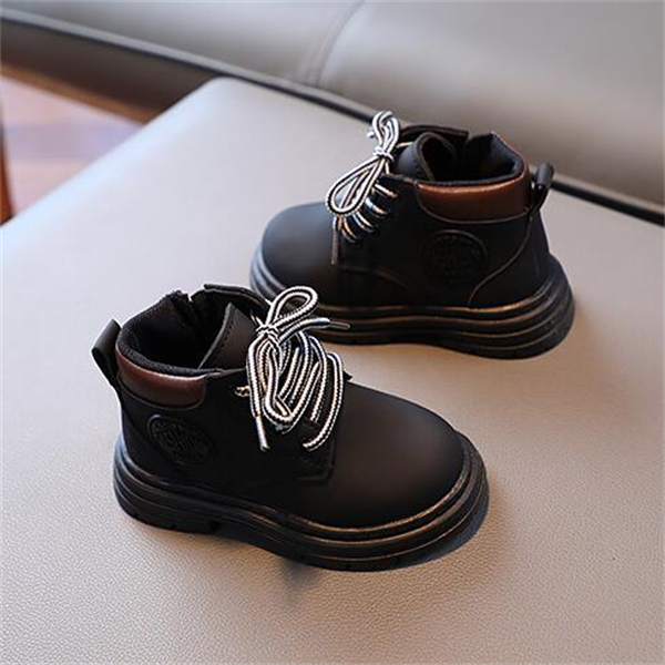 Kid's Martin botas de couro Pu designer sapatos infantis de inverno clássicos meninos e meninas botas de bebê tênis com sola de borracha