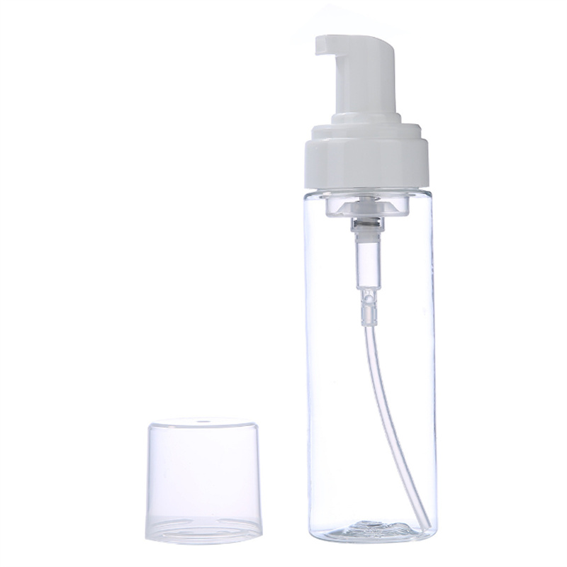 Dispensador de espuma de garrafa de plástico espumante de 200 ml - recarregável portátil vazio espumante dispensador de espuma para mãos garrafa de viagem tamanho mini JL1784