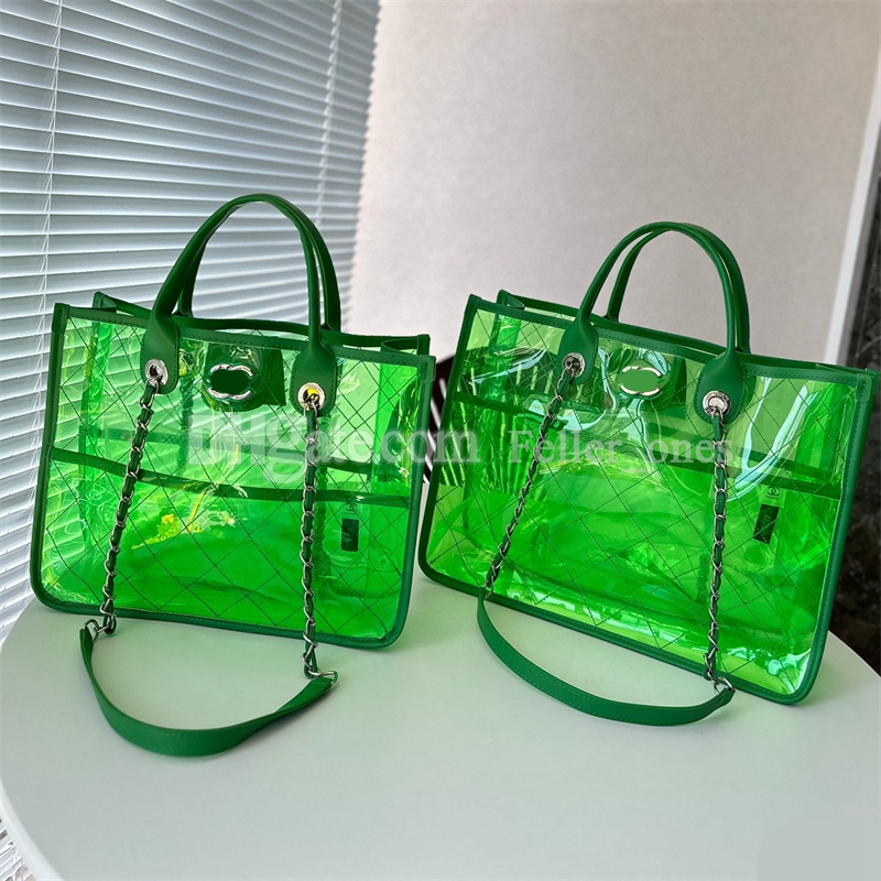 Sacs à main de luxe Sac de créateur Sac fourre-tout Gelée transparente Shouder Bags Sac à main de luxe en cuir Fashion Grande capacité avec femmes Totes Porte-monnaie Classic Limited Edition