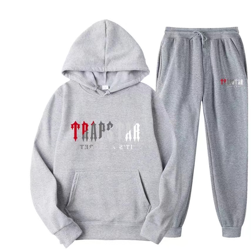 2023 survêtement Nake Tech Tech Trapstar Track Sleit Hoodie Europe American Basketball Football Rugby Two-Piece avec une veste à sweat à manches longues pour femmes