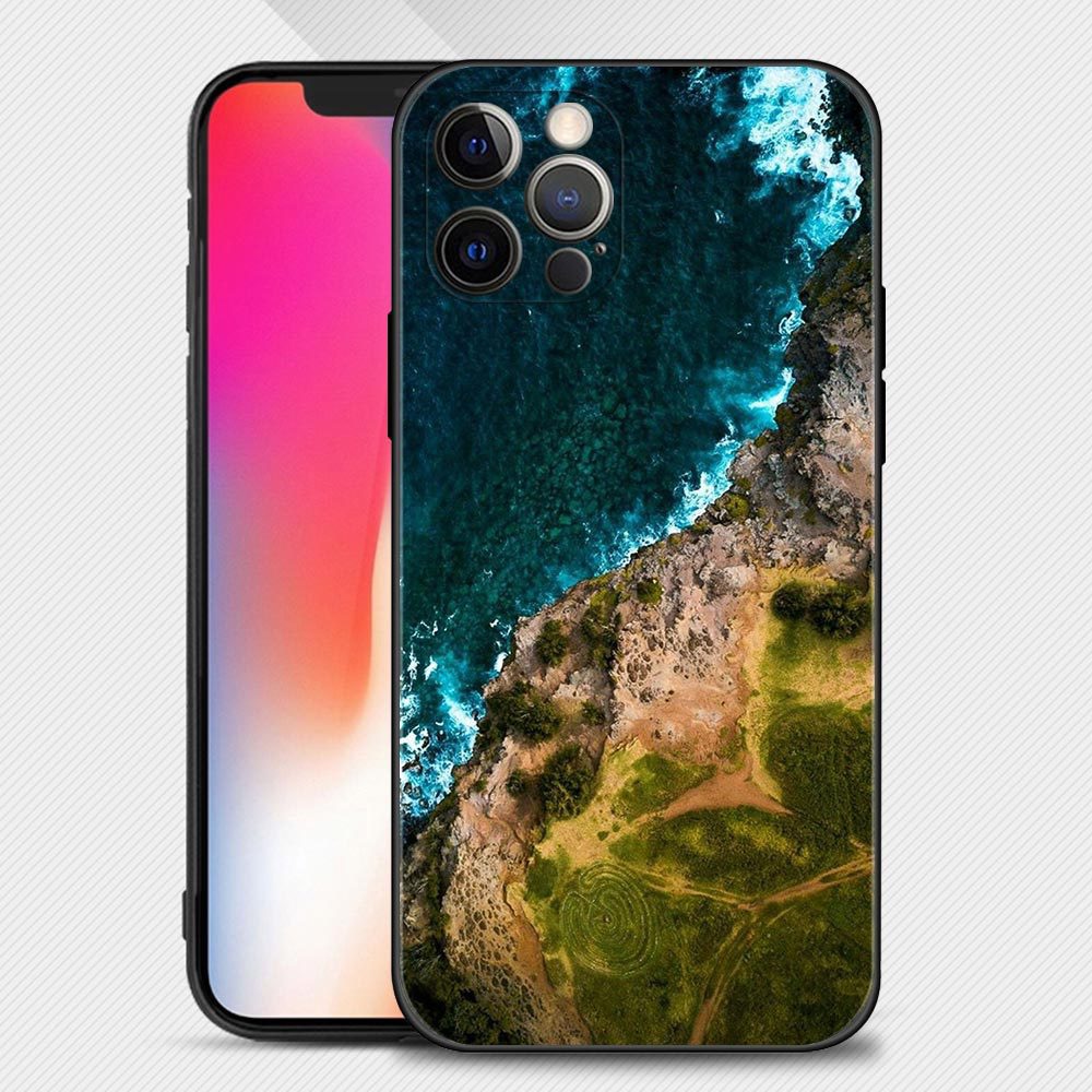 Fashion Scenery Soft TPU Case For Iphone 15 Plus 14 Pro MAX 13 12 11 XR XS 8 7 iPhone15 Sea Ocean Sunrise Mountains Rivers Silicone Mobile Phone Back Cover
