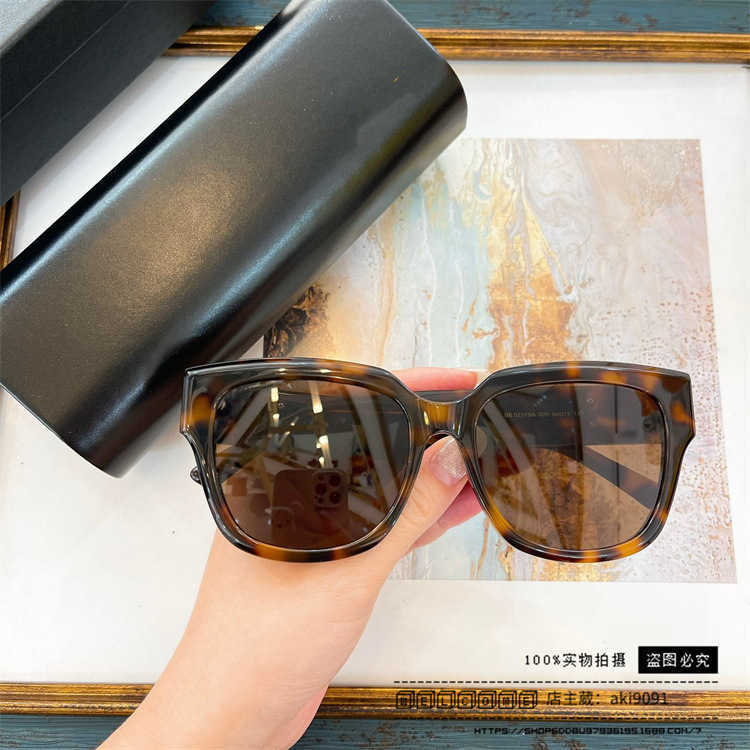 Neue Luxus -Designer -Familie Bs neuer Teller großer Sunsionsbrillen Mode Männer- und Frauen -Ins Beliebte Online -Stars Gleiche Sonnenbrille BB0237