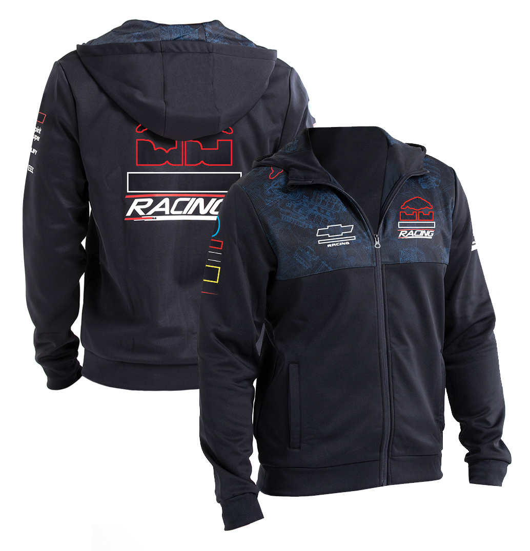 F1 racing kostym jacka formel 1 förare dragkedja hoodie överdimensionerad sweatshirt vår och hösten mäns motorcykel jacka hoodies anpassningsbara