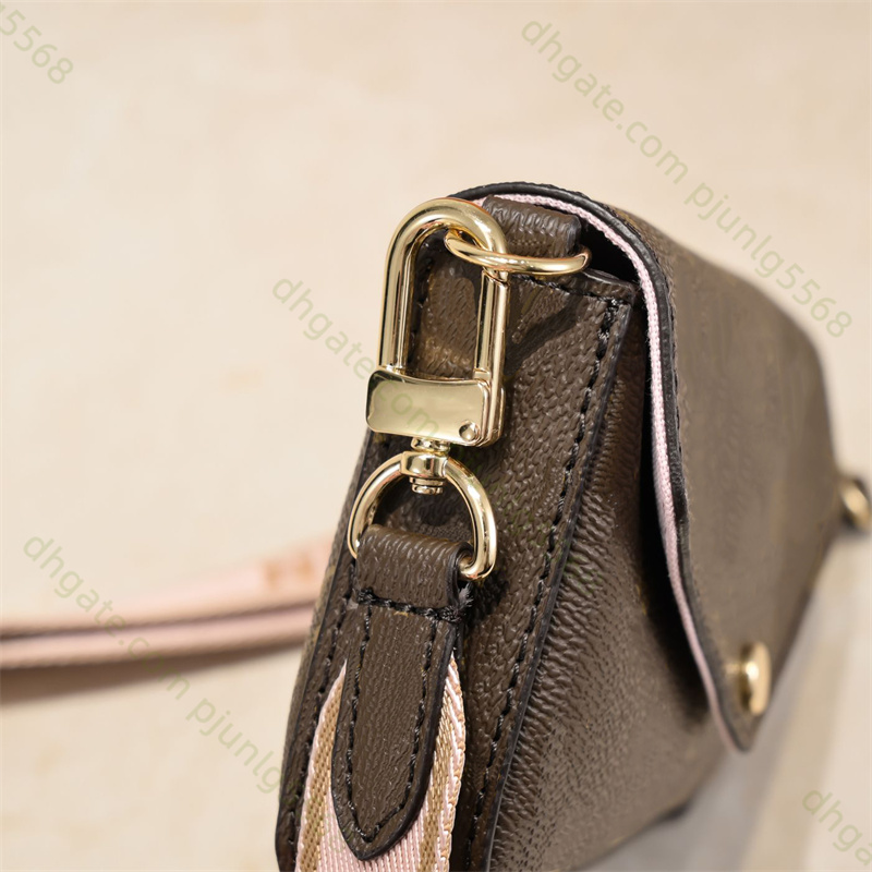 Felicie kayış çantaları M80091 Crossbody Omuz Çantaları Tasarımcı Moda Kadın Tote El çantası Messenger Çantası Cüzdan Çantası Çoklu Pochette debriyaj Toptan
