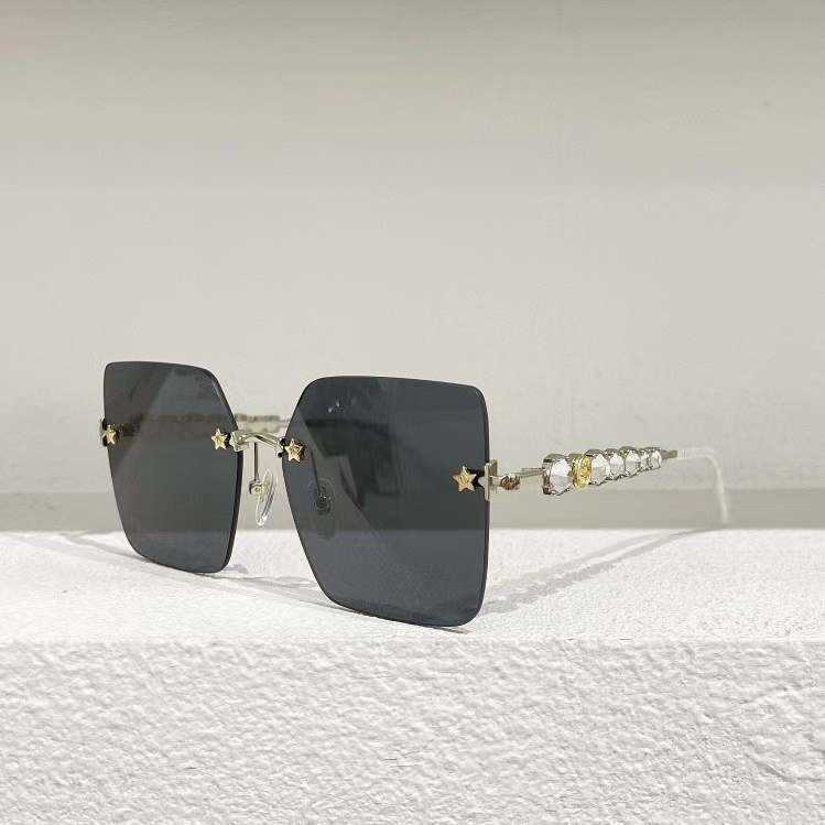 Novo Tiktok da Família de Designer de Luxo de Alta Qualidade G, mesmo óculos de sol Avançados de cor de moldura, versáteis dos óculos da moda GG0644S