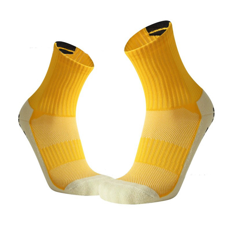 Sports Sock Cotton Casual Short Tube Over Foot Handduk Botten Breathing Non Slip Friction Wear-beständig stötdämpning Fotboll Basketstrumpor Holida