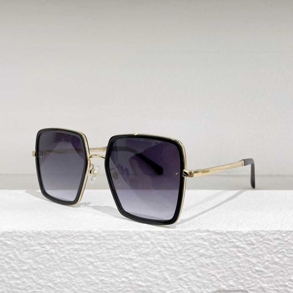 2024 Neuer hochwertiger neuer Luxusdesignerin Xiangana's neuer Online -Promi Tiktok gleiche Style Persönlichkeit Frauen vielseitige Mode Sonnenbrille CH3466