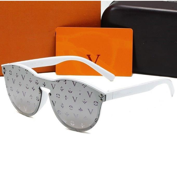 Gafas de sol de lujo V Gafas de sol de diseñador para mujer Logotipo con estampado ovalado V Estampado de ojo de gato UV400 Alto valor de belleza