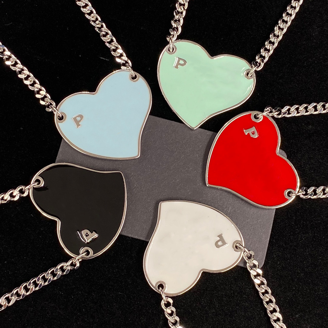 Ontwerp Dames zilveren hart Stijl Ketting Hanger Ketting Ketting S925 Sterling Zilver hart minnaar merk Hanger Charm