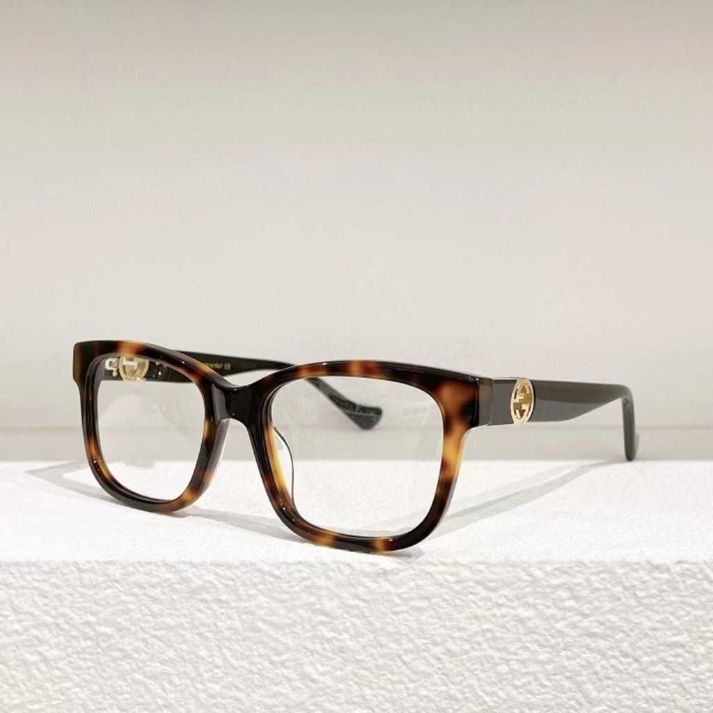 New luxury designer sunglasses G family's new online celebrity the same literary and artistic ins women's eyeglass frame versatile fashion flat lens GG1025O