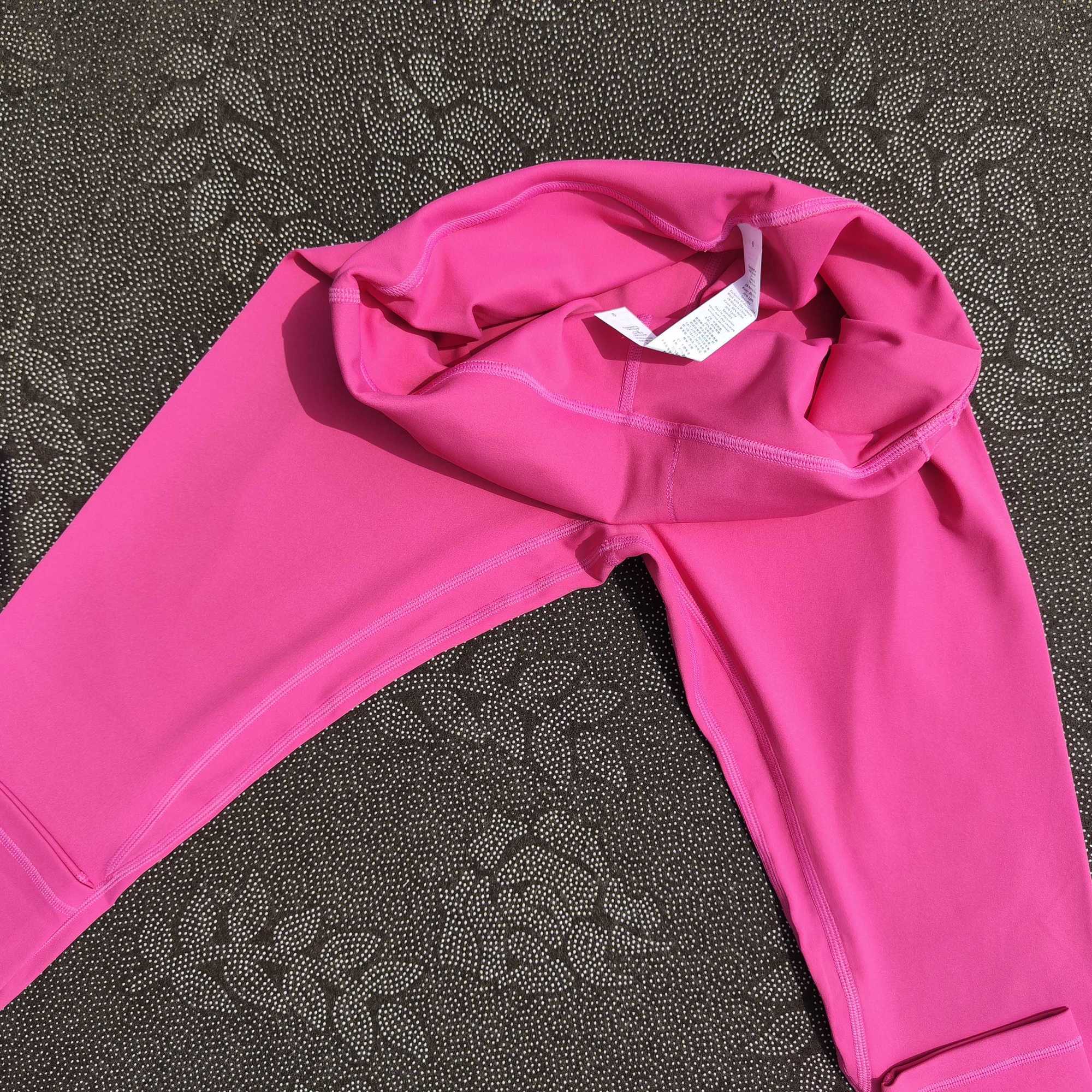 Pantalons Luluwomen Yoga Gym taille haute Leggings Jogging extérieur Fitness Sport 25 