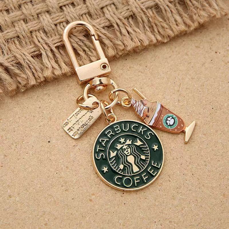 Retro designer sleutelhanger cartoon koffie sleutelhanger USB flash drive tas charme geschenk souvenir