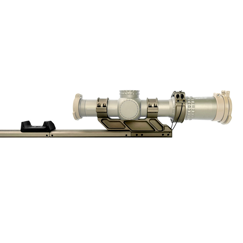 Lpvos tático sistema de zoom rápido interruptor escopo 34mm tubo óptico central altura rifle caça anel montagem
