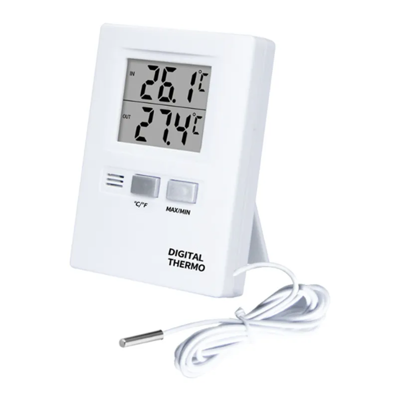 Digital LCD -skärmtemperaturfuktighetstermometer och hygrometer JL177