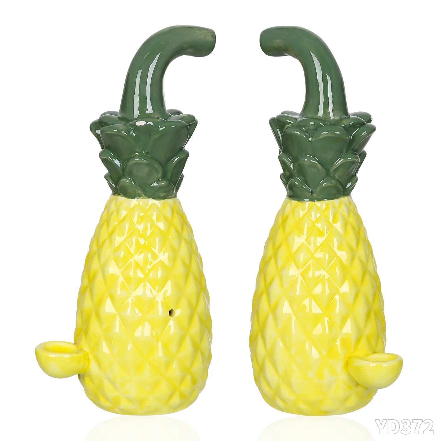 Nuova forma di ananas pipa ad acqua in ceramica con accessori narghilè e narghilè da 19 mm