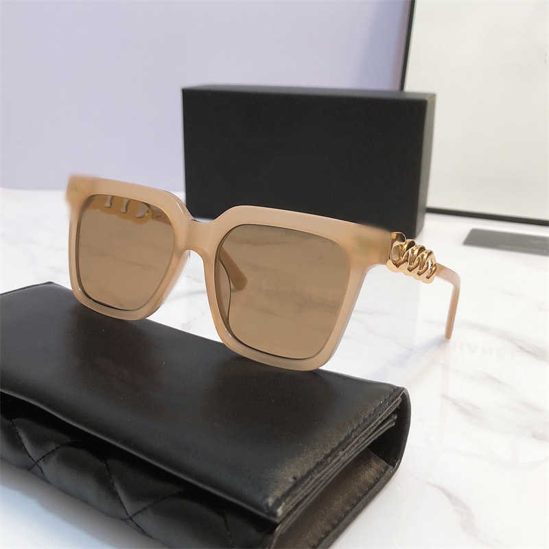 新しい豪華なデザイナーモデル香ばしい四角いチェーンレギーサングラスnet red small sunglasses ch0741の同じモデル