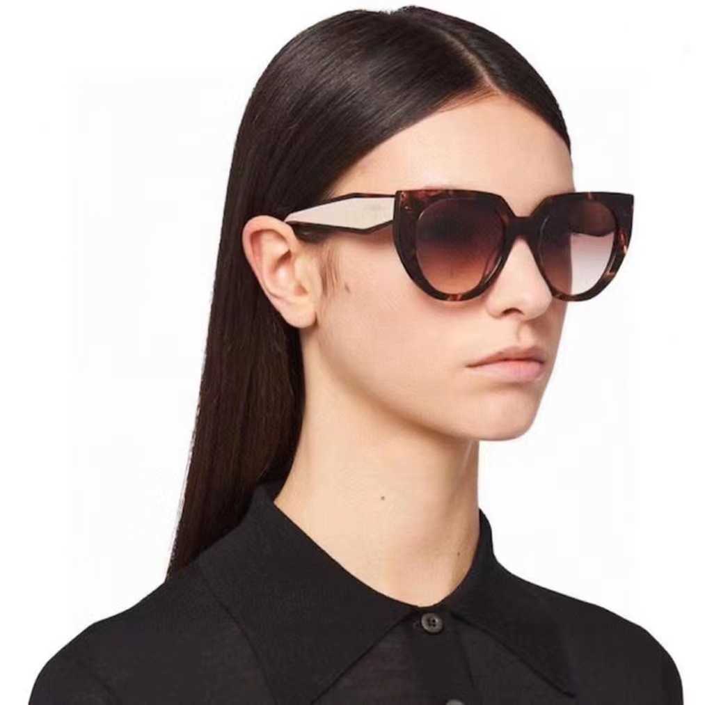 2024 Diseñadores Top New Luxury Designer P's New en línea Tiktok Star Same Style Gafas de sol versátiles de moda para mujeres PR14WS