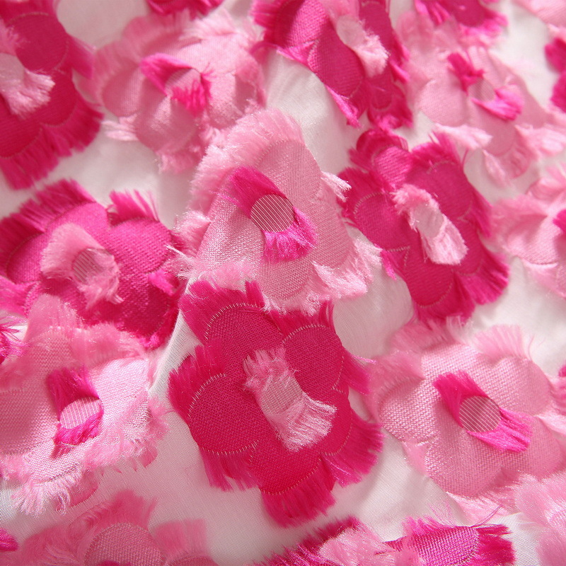 2023 Lato różowy nadruk kwiatowy kwiatowy 3D Sukienka z panelem Krótkie rękawie okrągła szyja Krótkie sukienki S3G040804 Plus Size xxl
