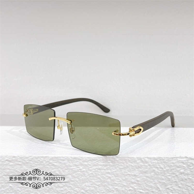 2023 Новый дизайнер роскоши 23 типа каджиа персонализированные безрадостные солнцезащитные очки для мужчин и деревянные солнцезащитные очки для женщин CT0272S