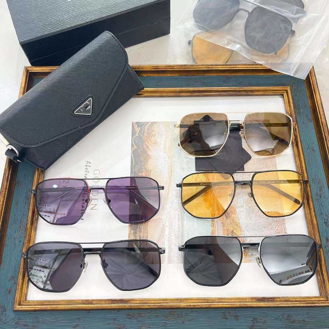 2024 Topontwerpers Nieuwe luxe ontwerper P Familie's nieuwe Business Classic Fashion Men's Versatile Trend Sunglasses VPR 59YS