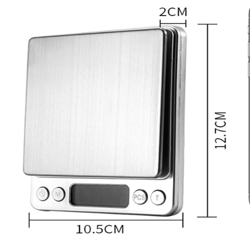wholesale 1000g / 0.1g LCD Portable Mini Balances Numériques Électroniques Pocket Case Cuisine Postale Bijoux Poids Balance Balance Numérique JL1781 67655