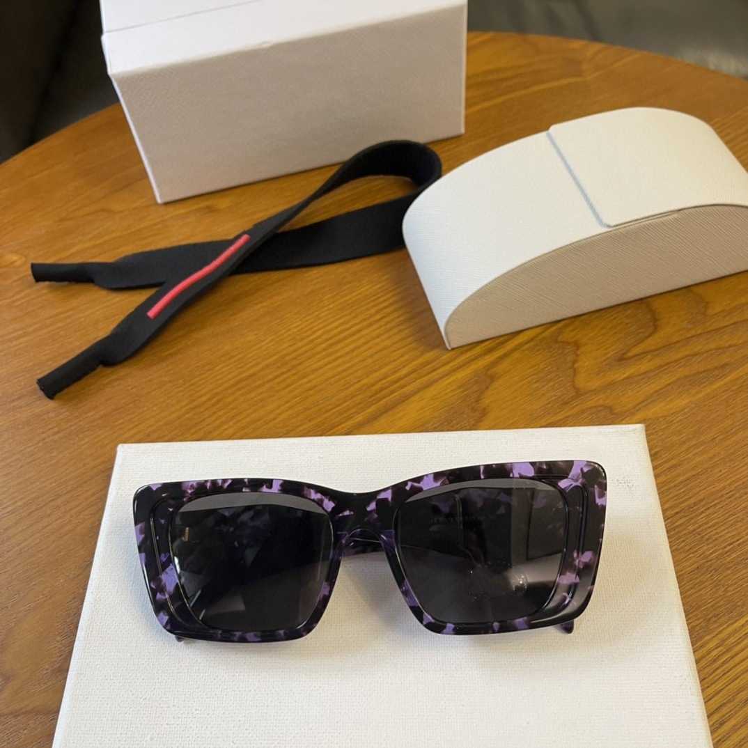 2024 Designer Fashion Luxury Designer Sunglasses New P Family Plate для женской красной улицы стреляет в ту же коробку, устойчивые к ультрафиолетовым очкам 08 Y-F