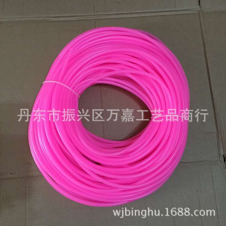 도매 흡연 5 * 7/실리콘 튜브, 투명한 핑크색 고무 튜브, 2kg/롤, 약 90 미터