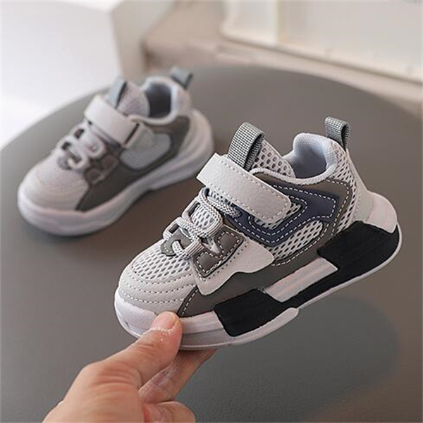 Printemps et automne nouvelles chaussures de sport pour enfants mode garçons chaussures en maille respirante chaussures pour filles chaussures à semelle souple