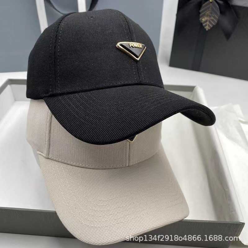 أعلى مصمم القبعة الفاخرة 2023 جديدة للسيدات الصلب أعلى البيسبول قبعة قبعة رأس كبير محيط الرجال الأزياء
