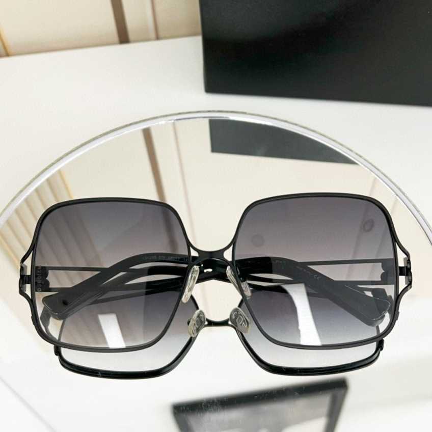 Luxusdesignerin Sonnenbrille Frühling/Sommer Neue Double B Metal Box für Frauen A0129 beliebt im Netz Leichte Gesichtsausstellung kleine Sonnenbrillen