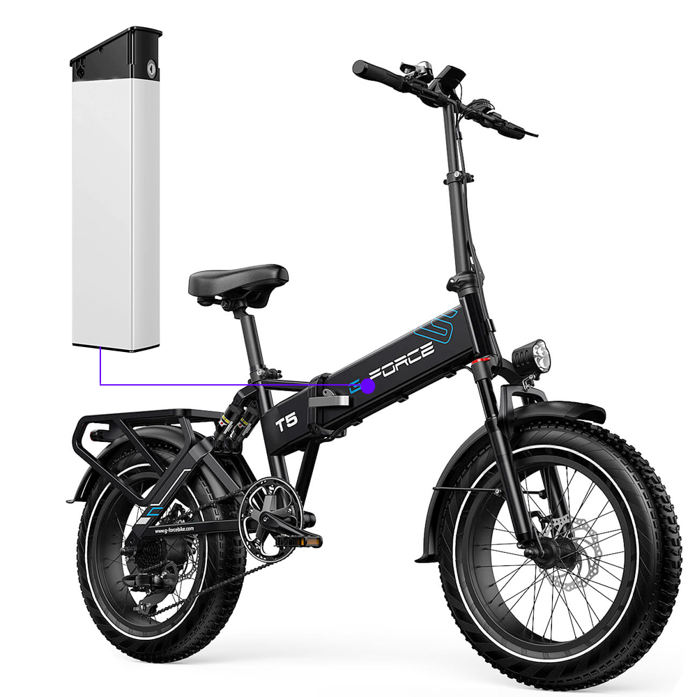 Ersatzakku 21700 48V 20Ah 960Wh Lithium-Akku für G-FORCE T5 und NEUES T42 faltbares Fat Tire-Elektrofahrrad