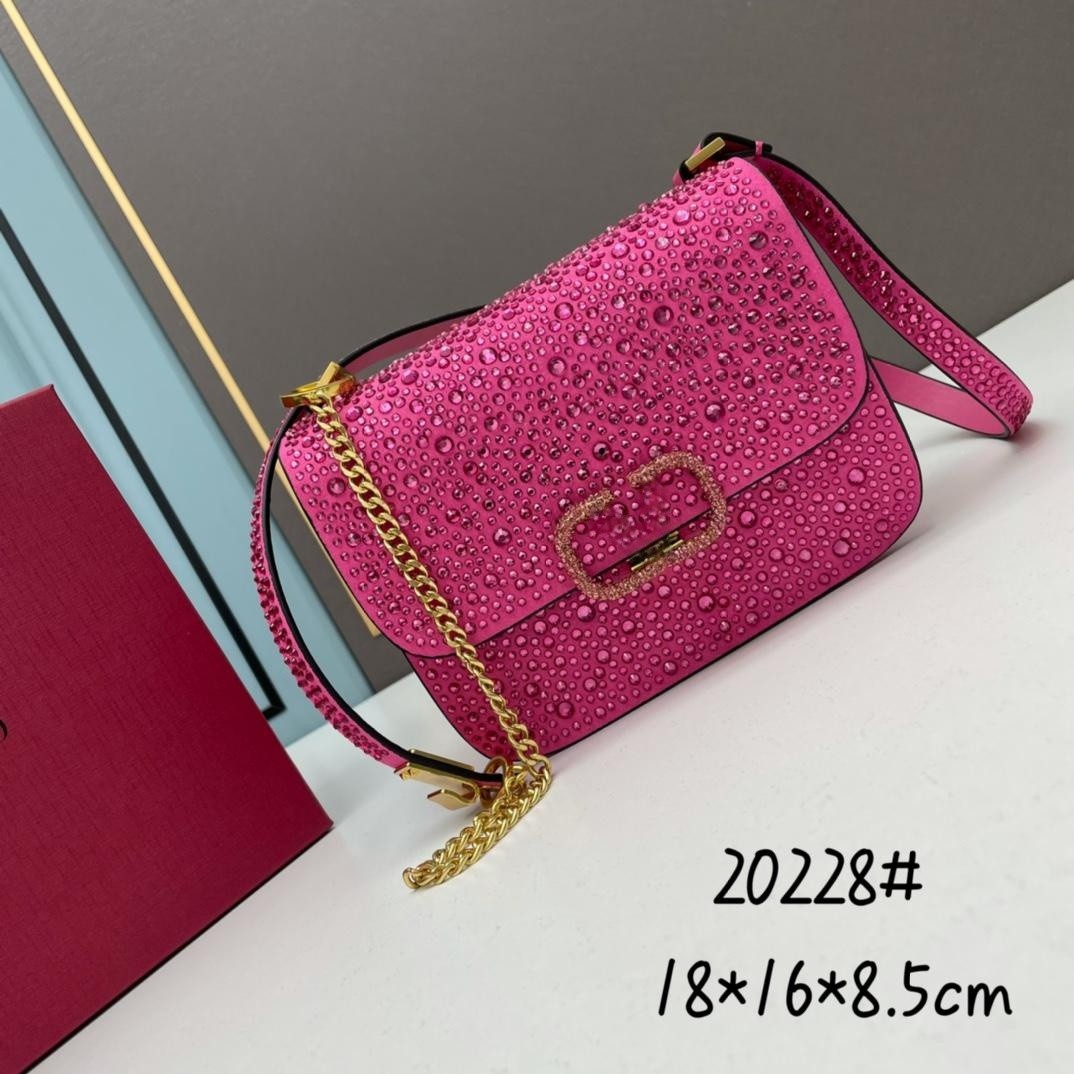 Designer Women's Designer Chain Bag Luxury Mini Shoulder Bag Leather Full Diamond Bag Handbag Fashion Crossbody bag Camera bag Everything stylish