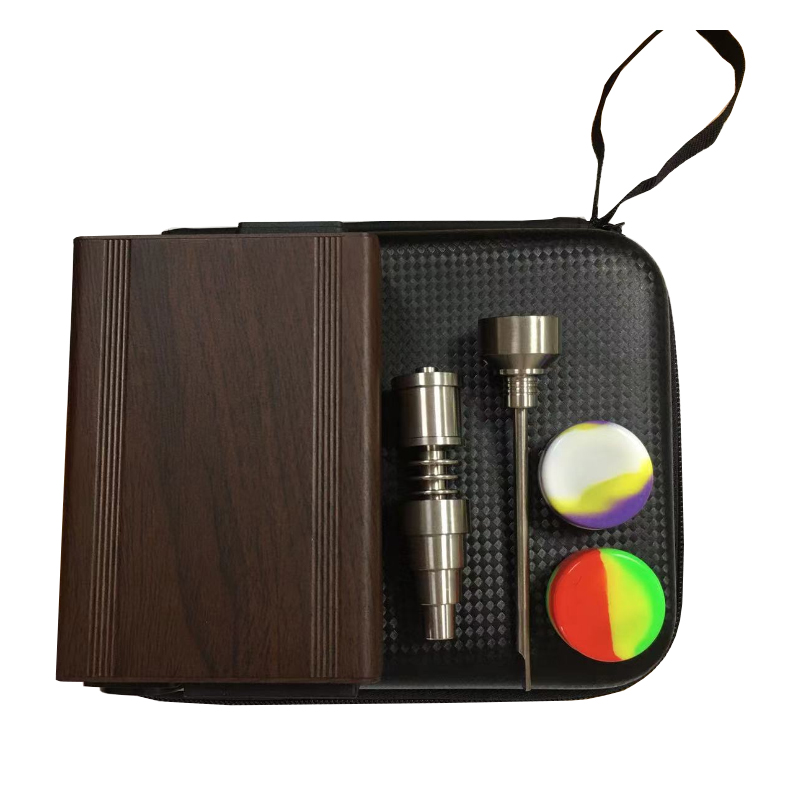 Smoking Enails Kit Contrôle de la température Heat Box avec 16mm 20mm ou 25mm Rigs Titane Clous Bol Mini Taille Enail Pour Conduites D'eau Verre Narguilé Bongs