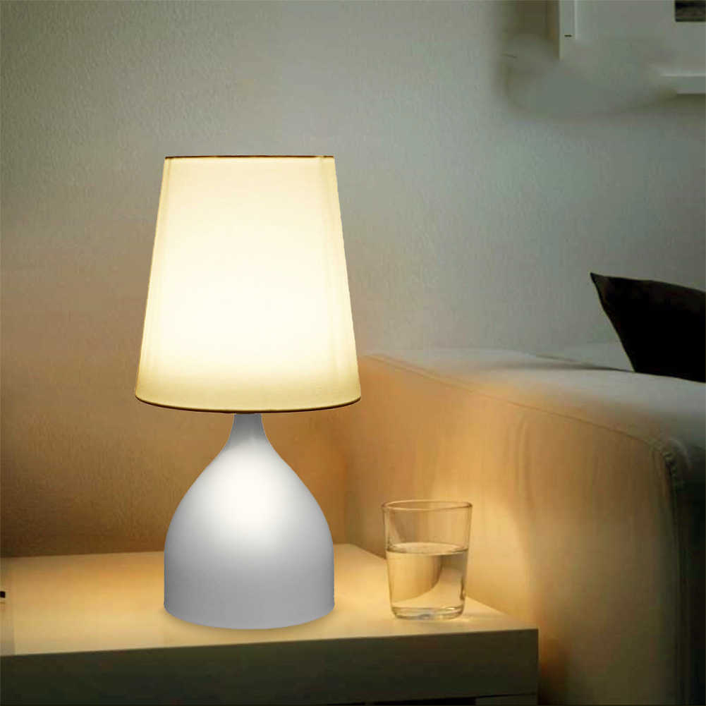 Modern LED Masa Lambası Yatak Odası Başucu Dokunmatik Switch Fimable Lamba Oturma Odası Modern Desk Çalışma Gece Işık Ev Dekoru HKD230807
