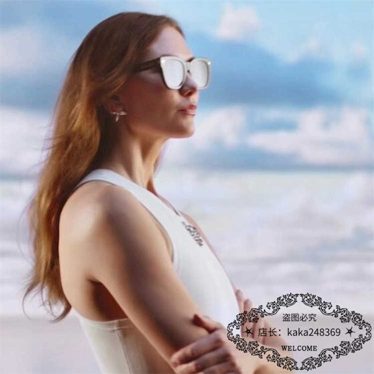 새로운 럭셔리 디자이너 2023 New Sunglasses Women insame 패션 스트리트 샷 플레이트 박스 선글라스 트렌디 한 남자 스타일 1